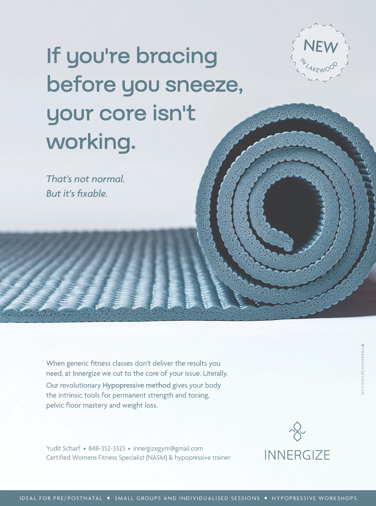 Innergize — Ad Copy mockup